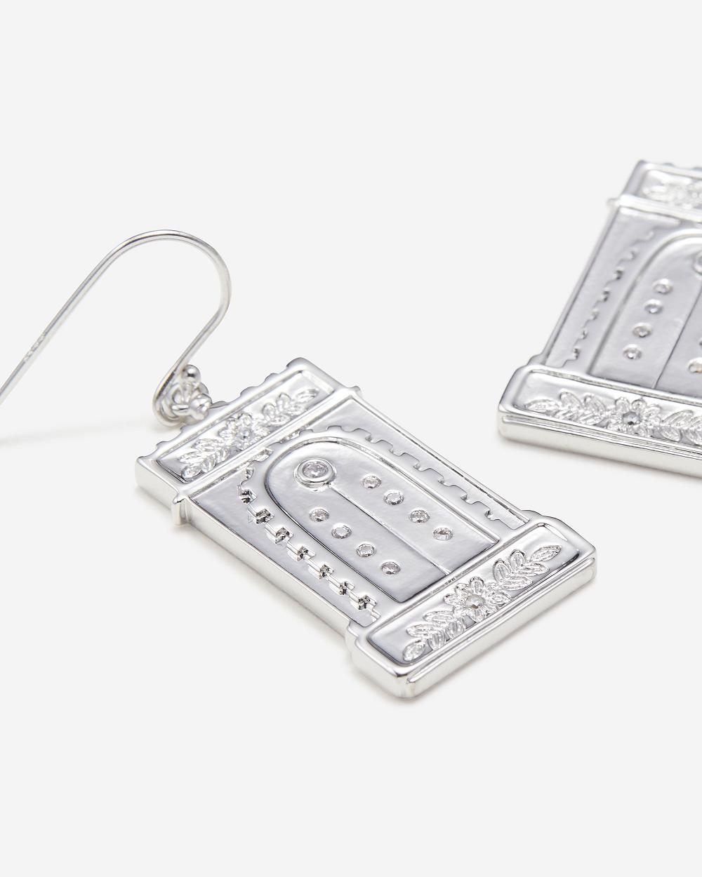 Biżuteria JW PEI Roman Arch Earrings Women Srebrne | PL1461IS