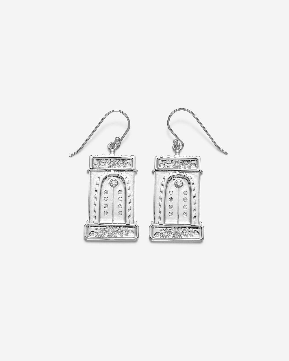 Biżuteria JW PEI Roman Arch Earrings Women Srebrne | PL1461IS