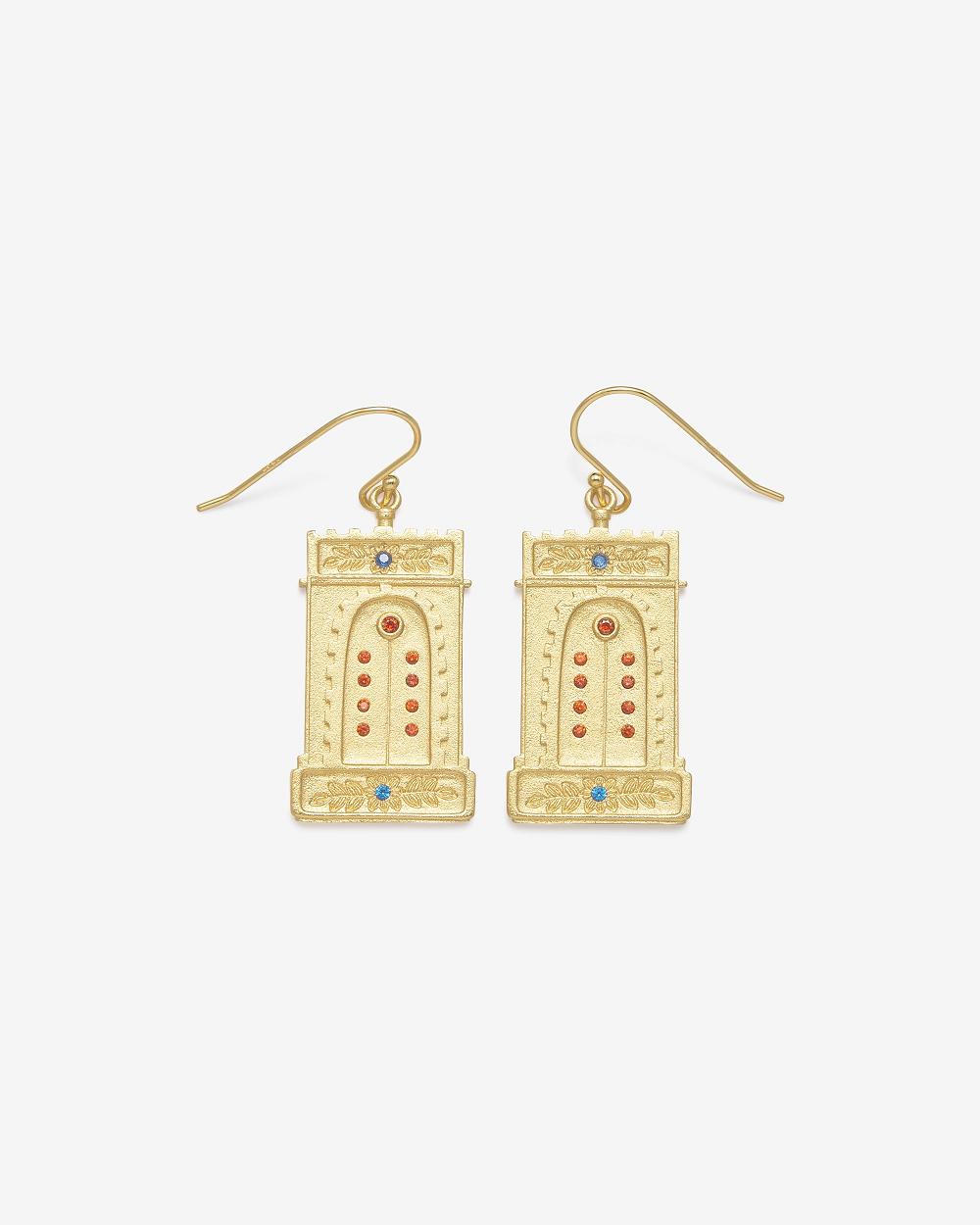Biżuteria JW PEI Roman Arch Earrings Women Złote Kolorowe | PL1462OR