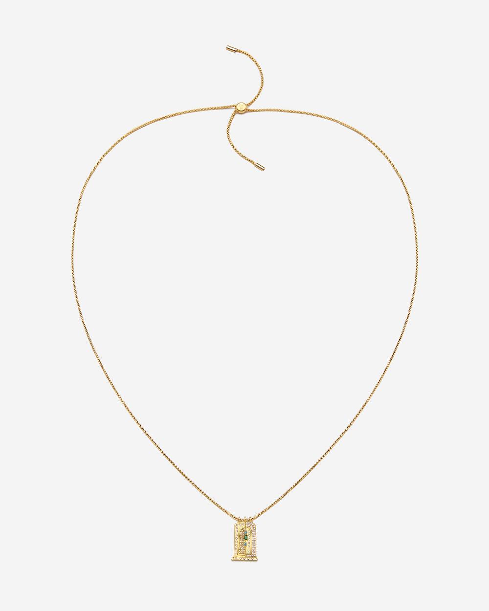 Biżuteria JW PEI Roman Small Arch Pendant Necklace Women Złote Kolorowe | PL1468GL