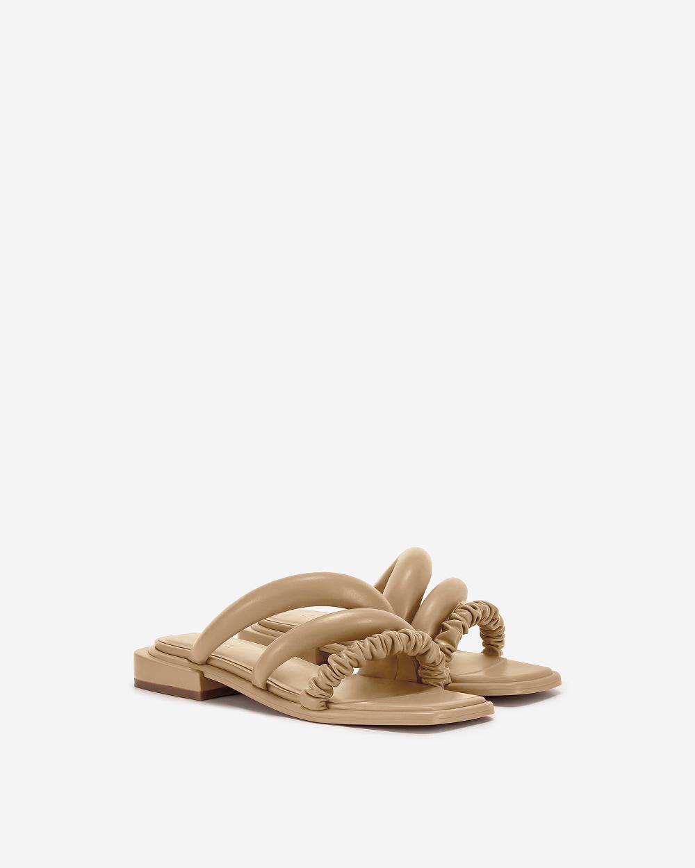 Buty JW PEI Jada Płaskie Mule Women Brązowe | PL1474XF