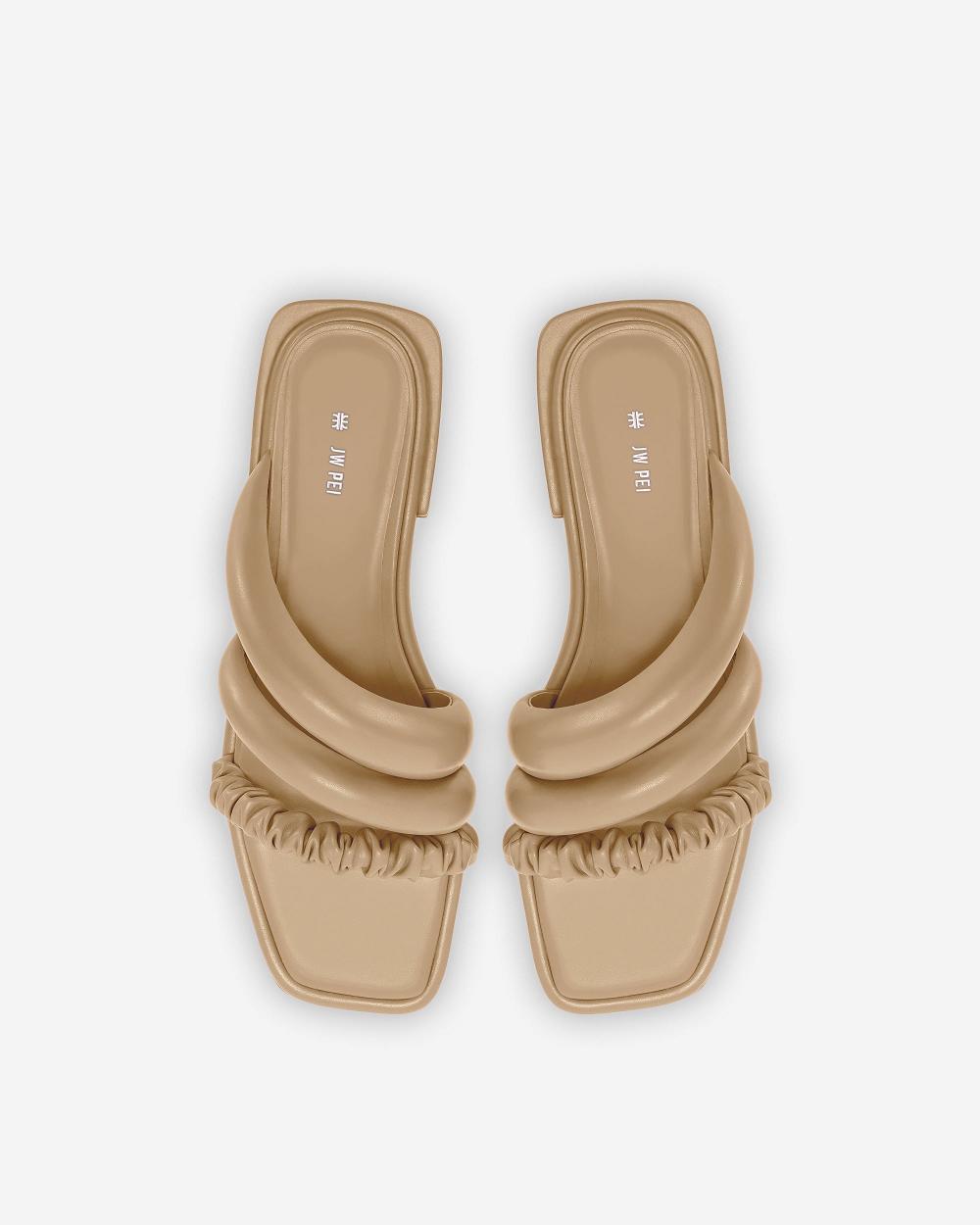 Buty JW PEI Jada Płaskie Mule Women Brązowe | PL1474XF