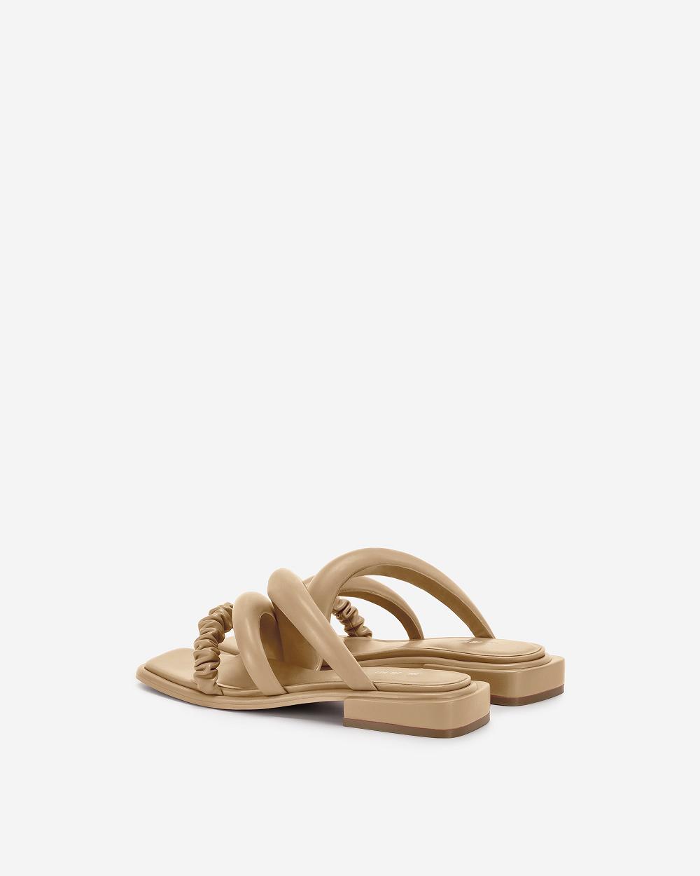 Buty JW PEI Jada Płaskie Mule Women Brązowe | PL1474XF
