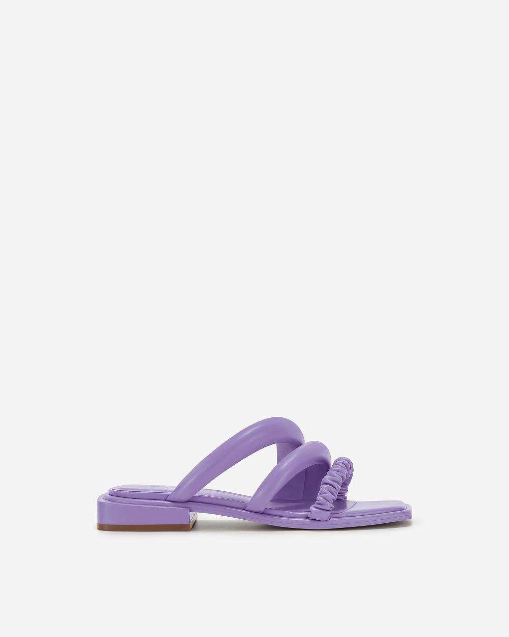 Buty JW PEI Jada Płaskie Mule Women Fioletowe | PL1475CE