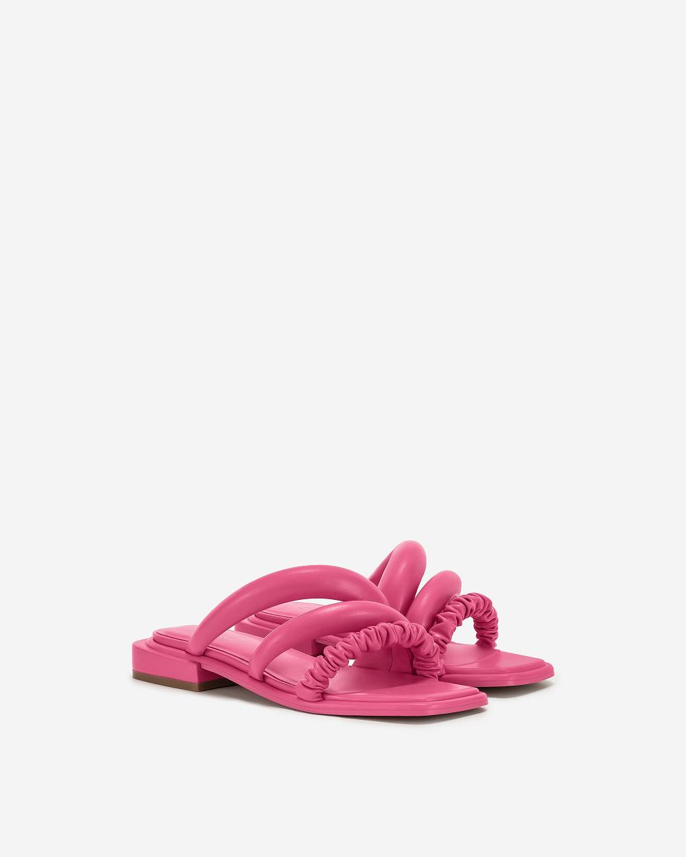 Buty JW PEI Jada Płaskie Mule Women Różowe | PL1472LH