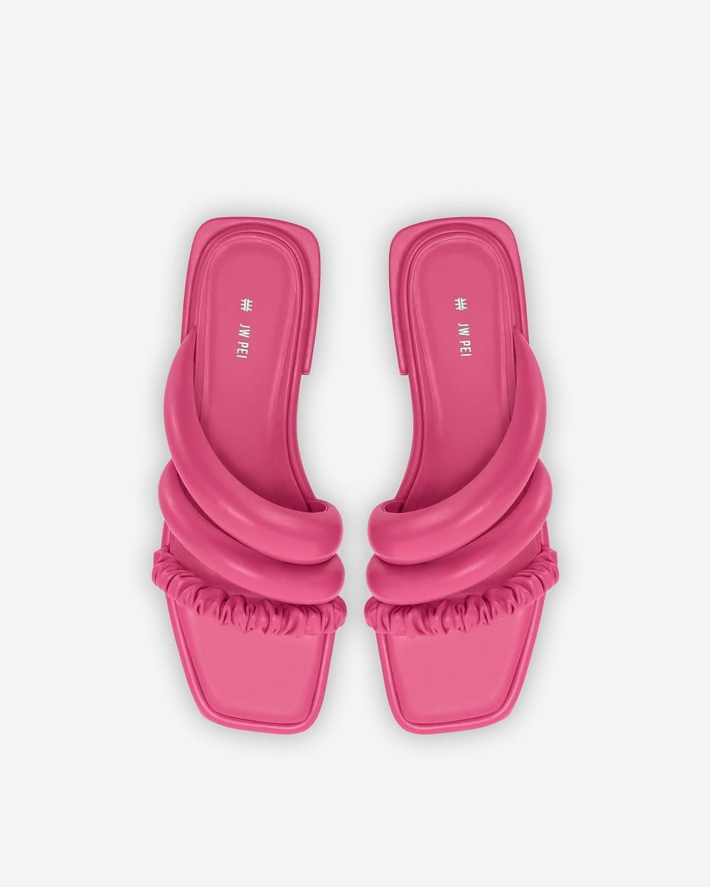 Buty JW PEI Jada Płaskie Mule Women Różowe | PL1472LH