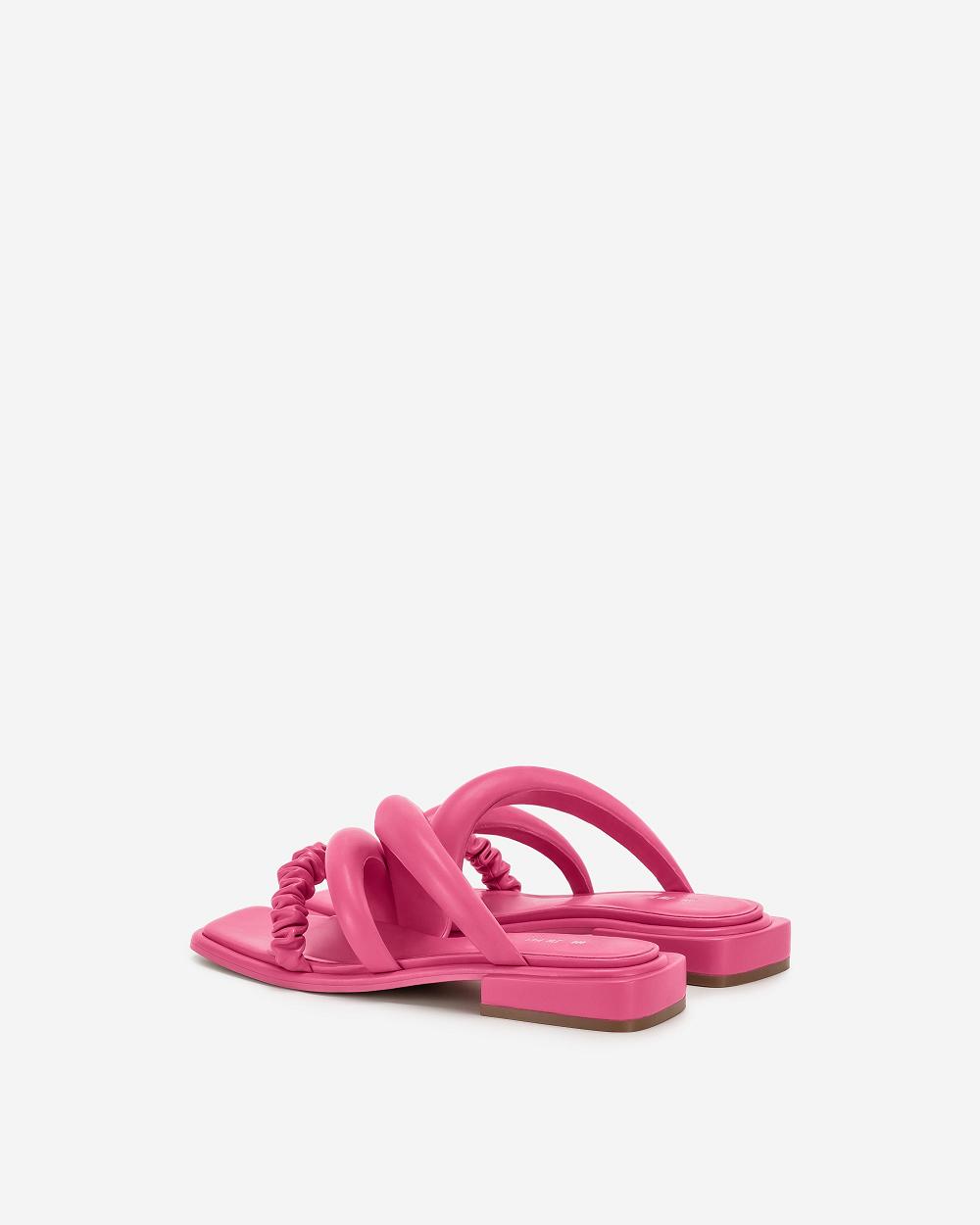 Buty JW PEI Jada Płaskie Mule Women Różowe | PL1472LH