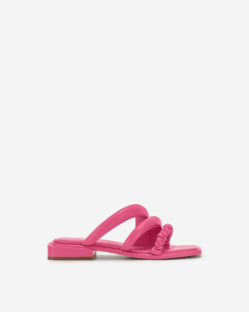 Buty JW PEI Jada Płaskie Mule Women Różowe | PL1472LH