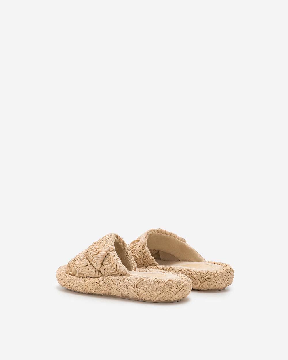 Buty JW PEI Lilah Woven Platformie Sandal Women Beżowe | PL1492DN