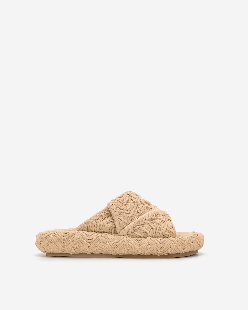 Buty JW PEI Lilah Woven Platformie Sandal Women Beżowe | PL1492DN