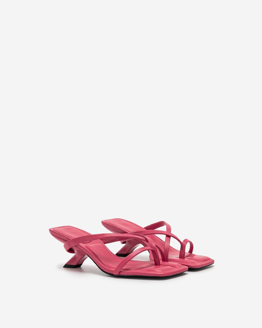 Buty JW PEI Maeve Z Paskami Mule Klasyczne Women Różowe | PL1497KI