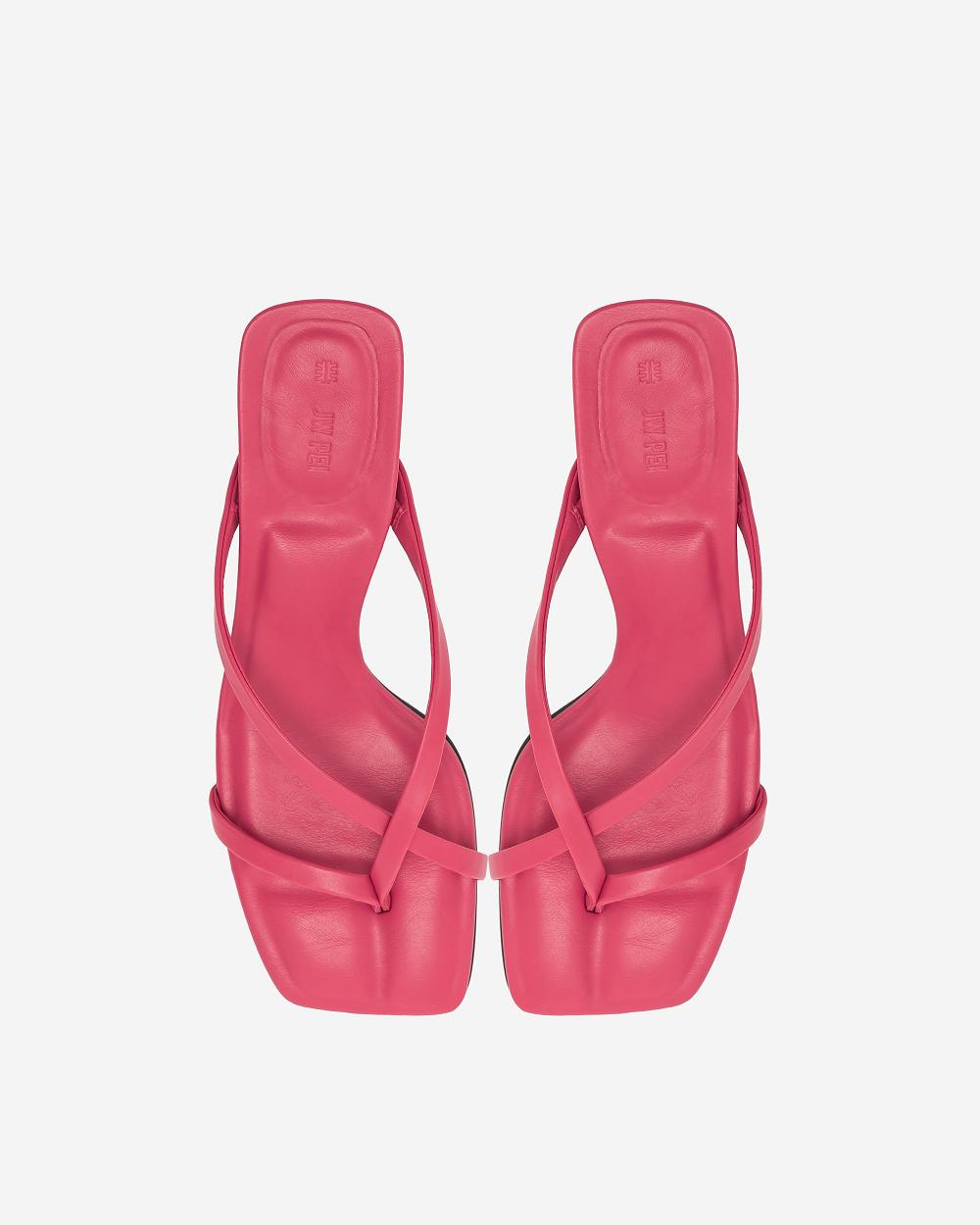 Buty JW PEI Maeve Z Paskami Mule Klasyczne Women Różowe | PL1497KI