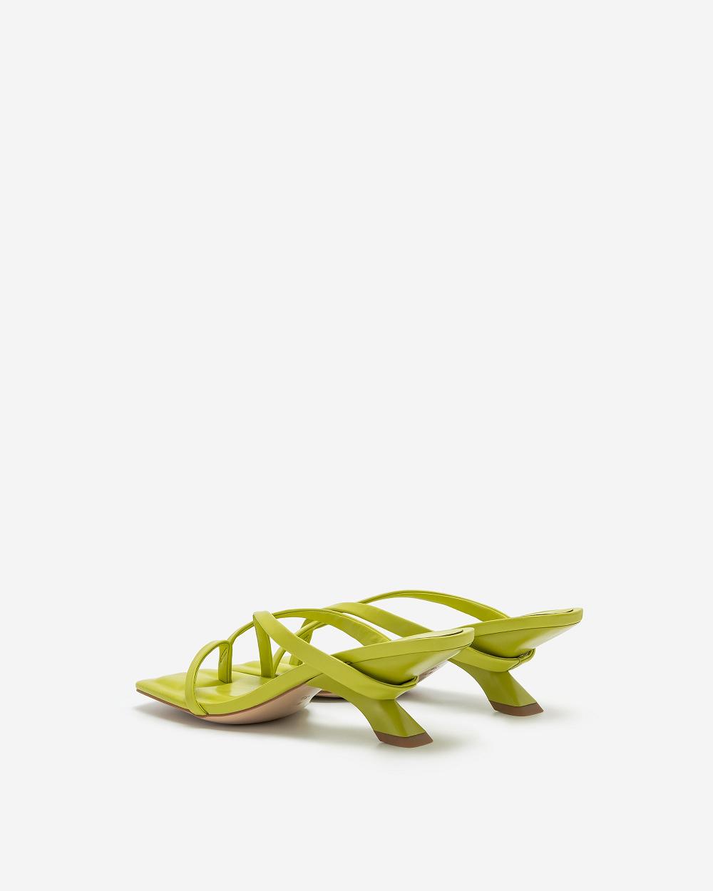 Buty JW PEI Maeve Z Paskami Mule Women Oliwkowe | PL1500XF