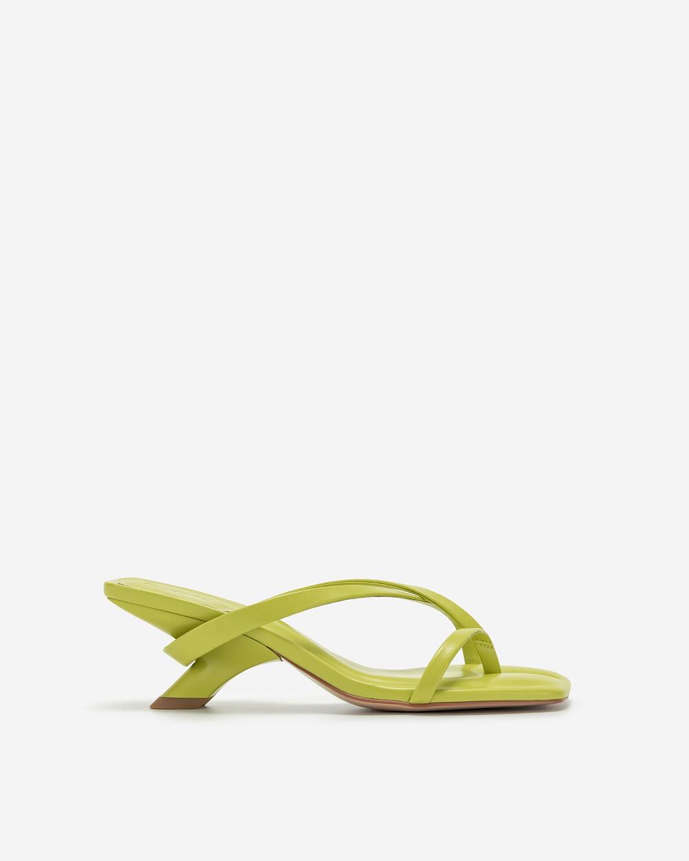 Buty JW PEI Maeve Z Paskami Mule Women Oliwkowe | PL1500XF