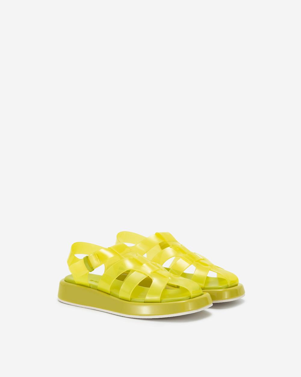 Buty JW PEI Piper Platformie Sandal Women Żółte | PL1505MA