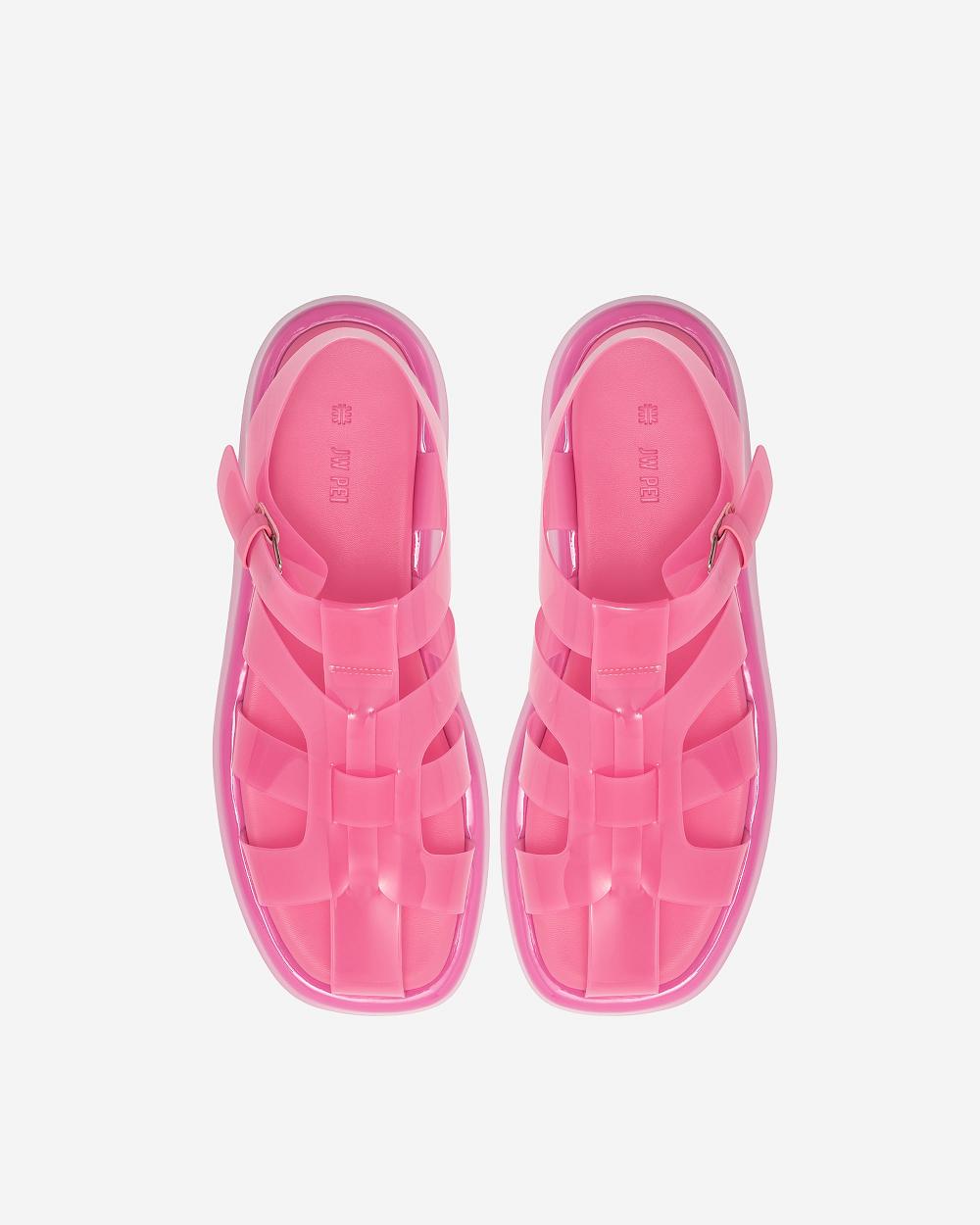 Buty JW PEI Piper Platformie Sandal Women Różowe | PL1506QZ