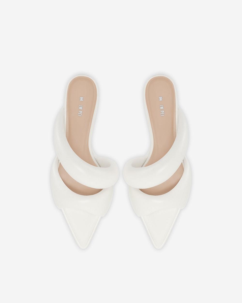 Buty JW PEI Sara Mule Women Białe | PL1510TV