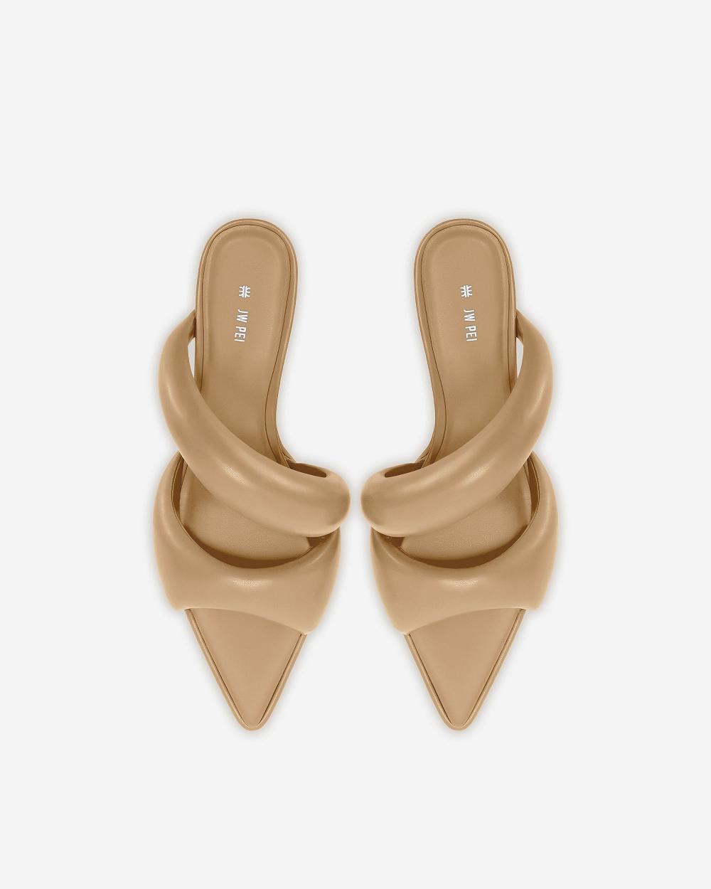 Buty JW PEI Sara Mule Women Brązowe | PL1512UT