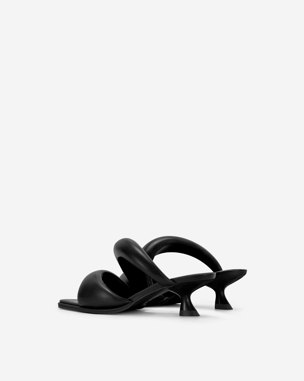 Buty JW PEI Sara Mule Women Czarne | PL1513IS