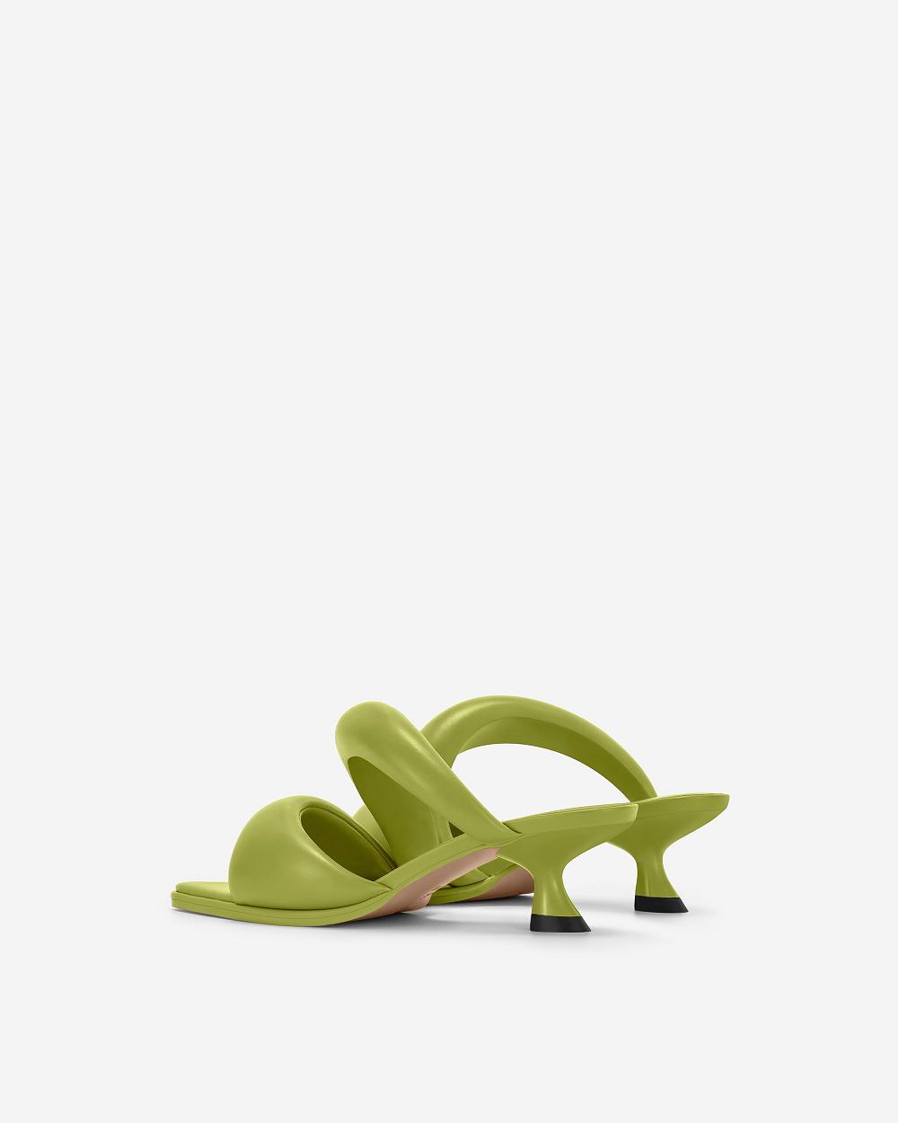 Buty JW PEI Sara Mule Women Oliwkowe | PL1511YU