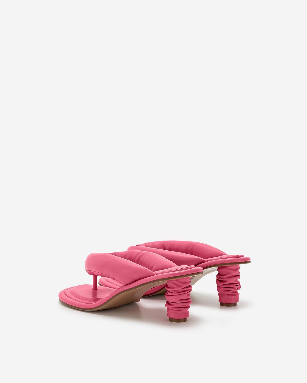 Buty JW PEI Talia Puffed Sandal Women Różowe | PL1516AP