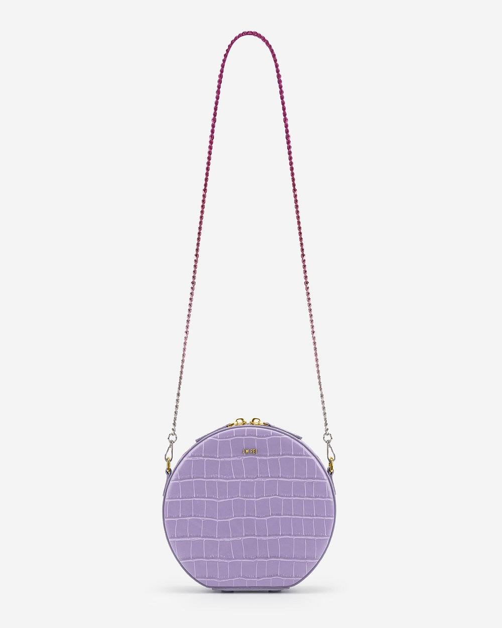 Pasek Łańcuszkowy JW PEI Aria Gradient Women Fioletowe | PL1372VD