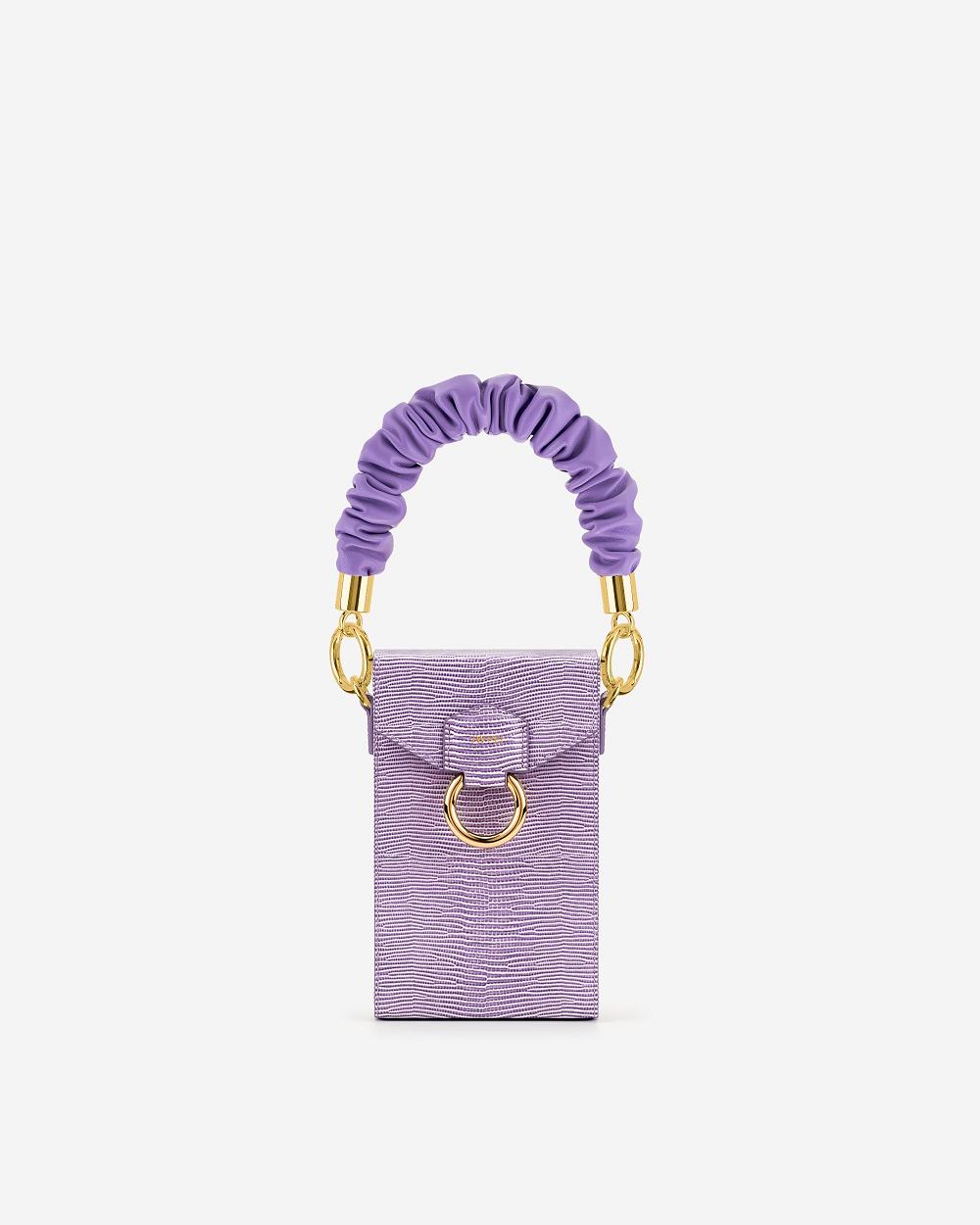 Pasek Łańcuszkowy JW PEI Scrunchie Women Fioletowe | PL1391HK