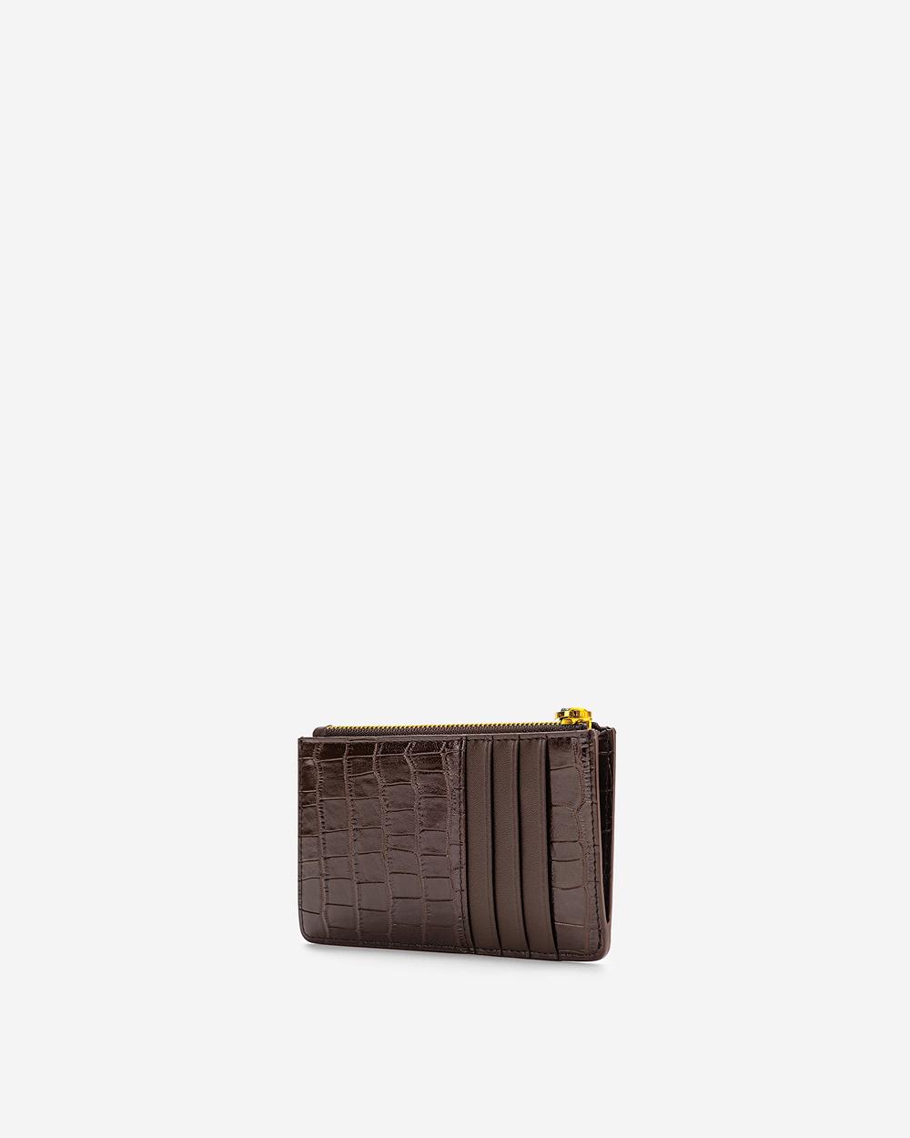 Posiadacz Karty JW PEI Quinn Zipped Women Kawa | PL1359PQ