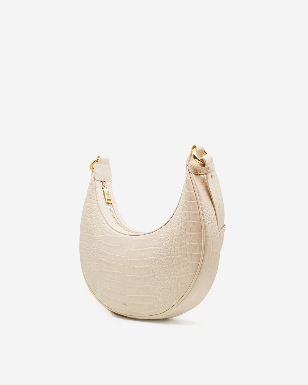 Torba Crossbody JW PEI Carly Saddle Women Beżowe | PL1006XF