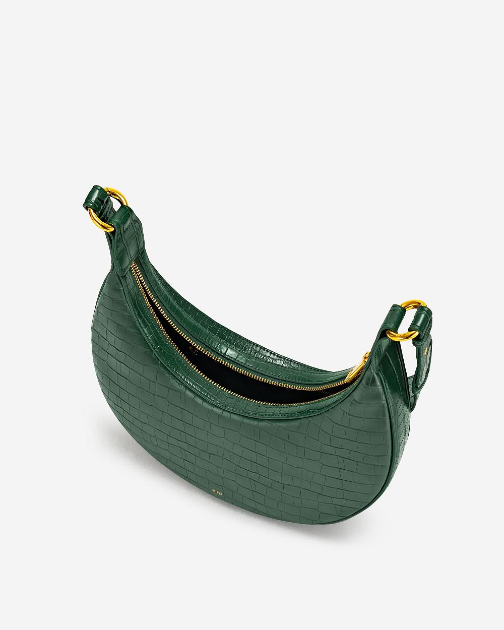 Torba Crossbody JW PEI Carly Saddle Women Zielone | PL1007CE