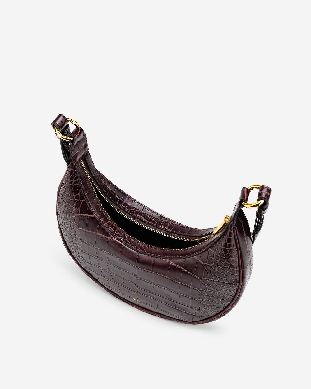 Torba Crossbody JW PEI Carly Saddle Women Brązowe | PL1008VD