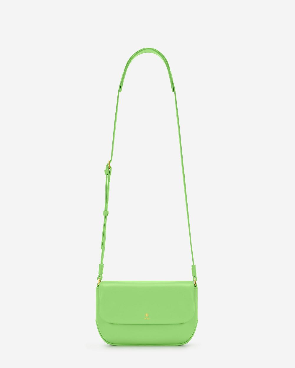 Torba Crossbody JW PEI Debby Flap Women Zielone | PL1009BC