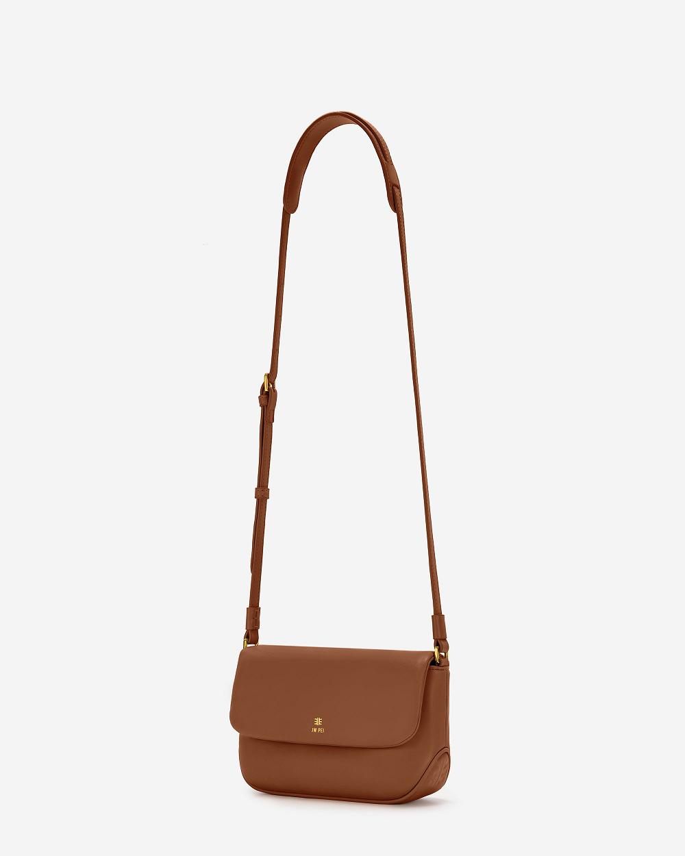 Torba Crossbody JW PEI Debby Flap Women Brązowe | PL1010NB