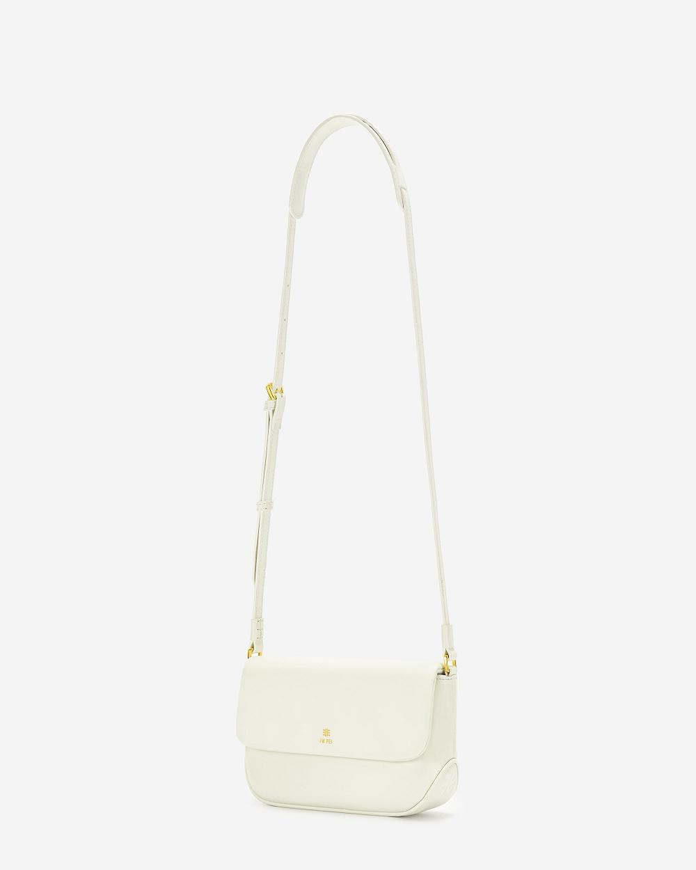 Torba Crossbody JW PEI Debby Flap Women Białe | PL1011MA