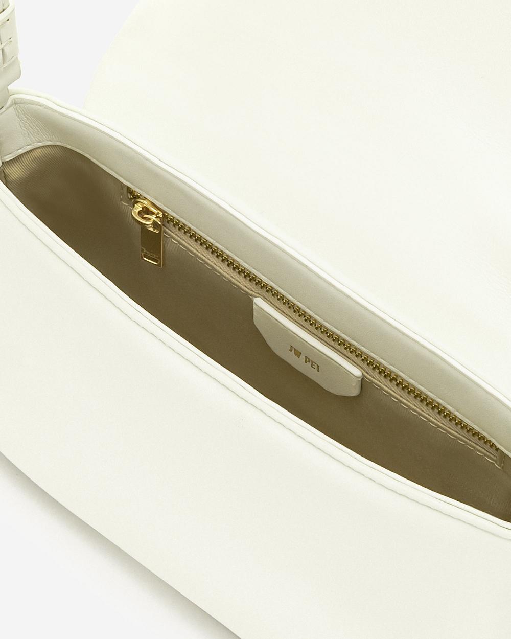 Torba Crossbody JW PEI Debby Flap Women Białe | PL1011MA