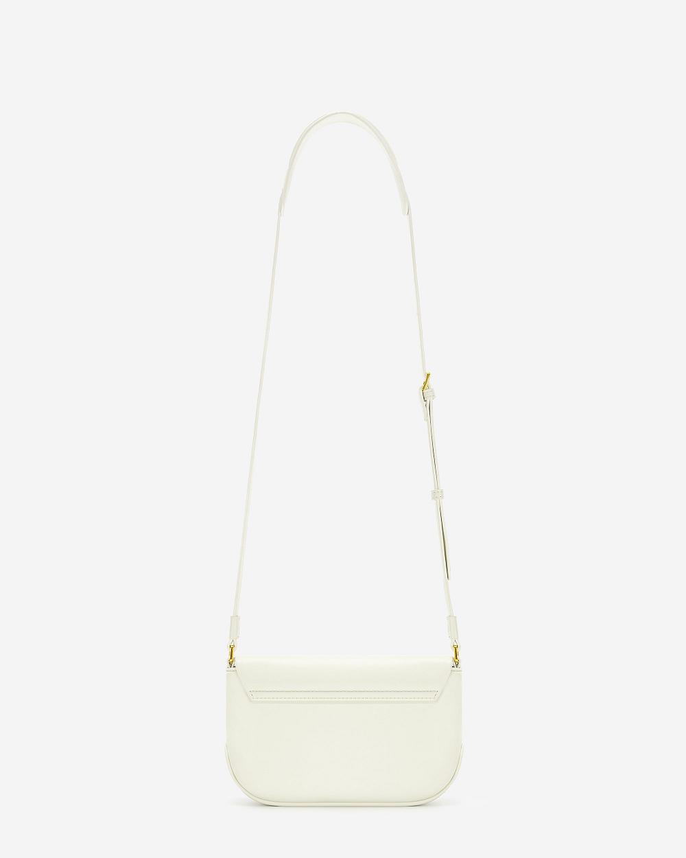 Torba Crossbody JW PEI Debby Flap Women Białe | PL1011MA