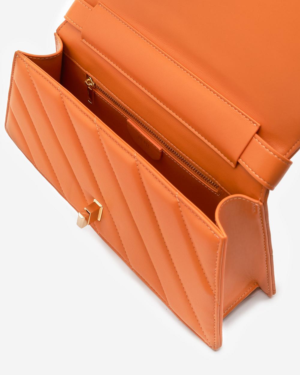 Torba Crossbody JW PEI Elsa Front Flap Women Pomarańczowe | PL1013WY