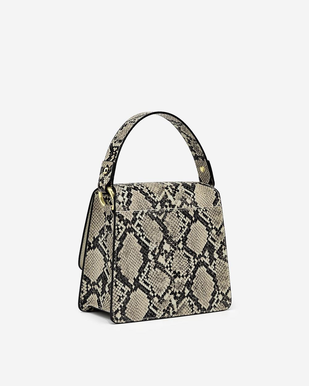 Torba Crossbody JW PEI FAE Top Handle Women Beżowe Czarne | PL1016TV