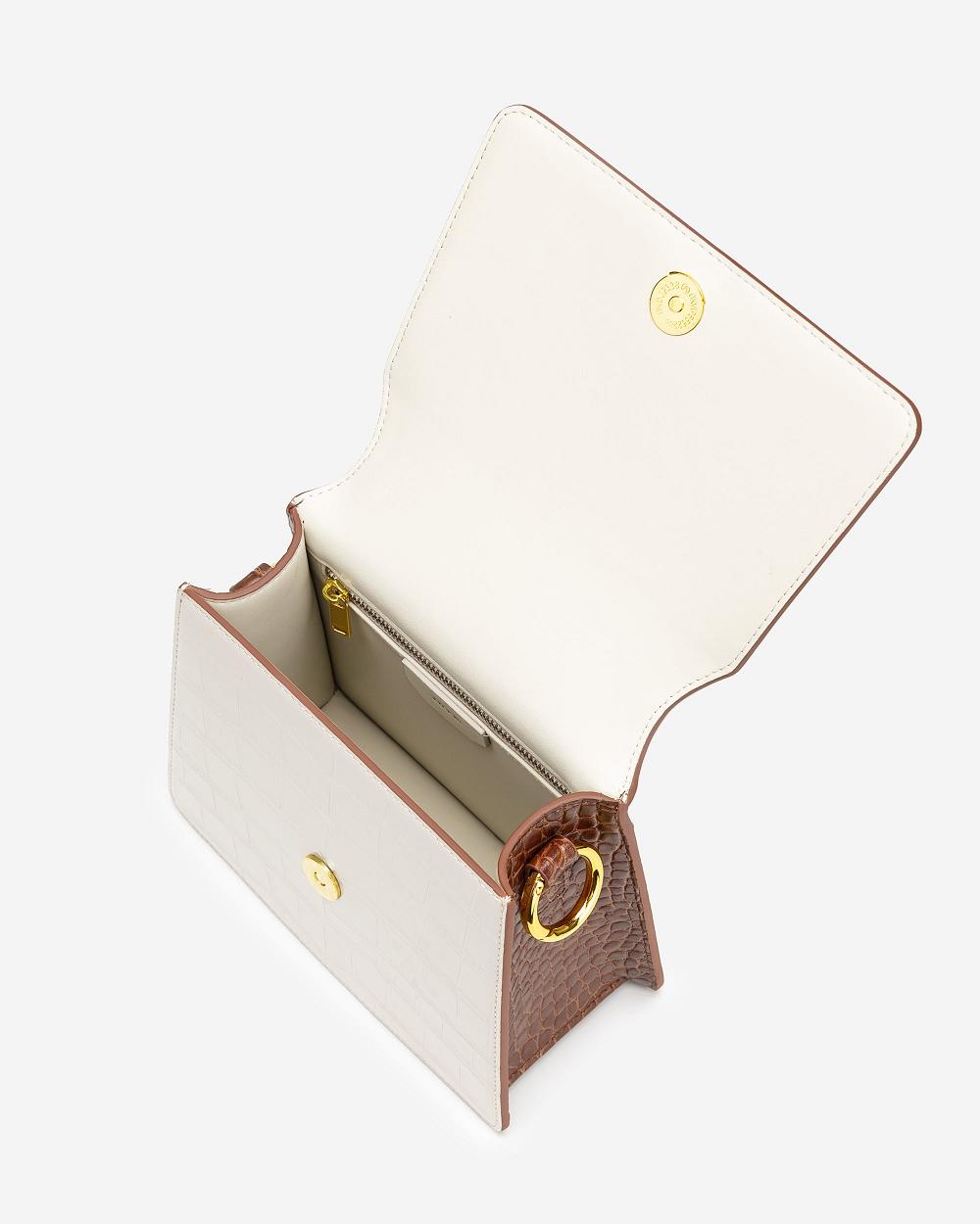 Torba Crossbody JW PEI FAE Top Handle Women Beżowe Brązowe | PL1018UT