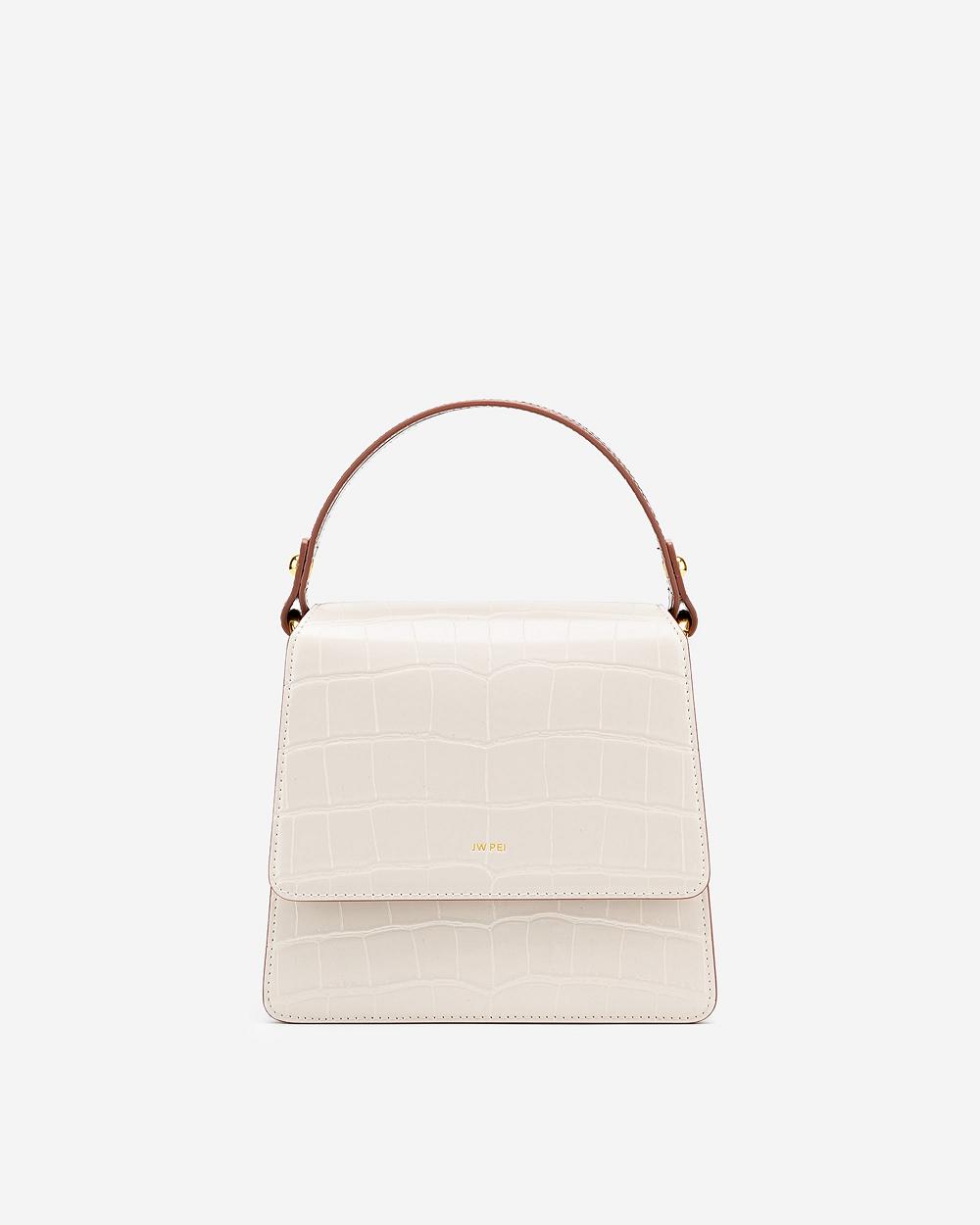 Torba Crossbody JW PEI FAE Top Handle Women Beżowe Brązowe | PL1018UT