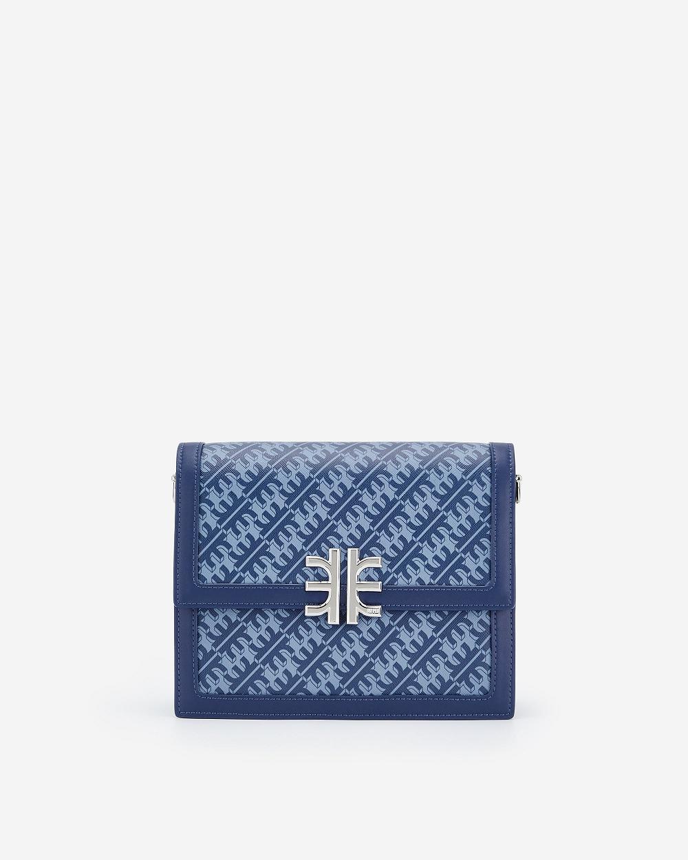 Torba Crossbody JW PEI FEI Mini Flap Women Granatowe | PL1024DN