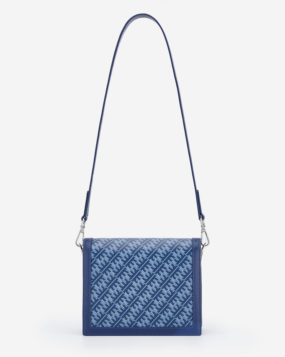 Torba Crossbody JW PEI FEI Mini Flap Women Granatowe | PL1024DN