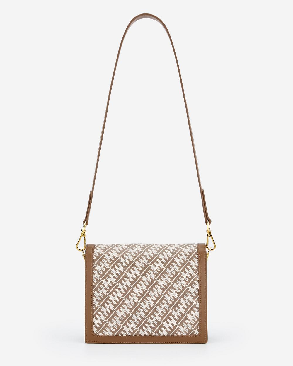 Torba Crossbody JW PEI FEI Mini Flap Women Brązowe | PL1025FM