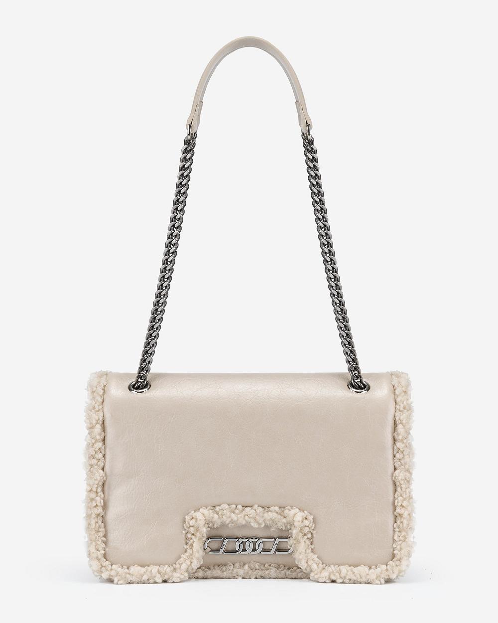 Torba Crossbody JW PEI Isa Women Białe | PL1026GL