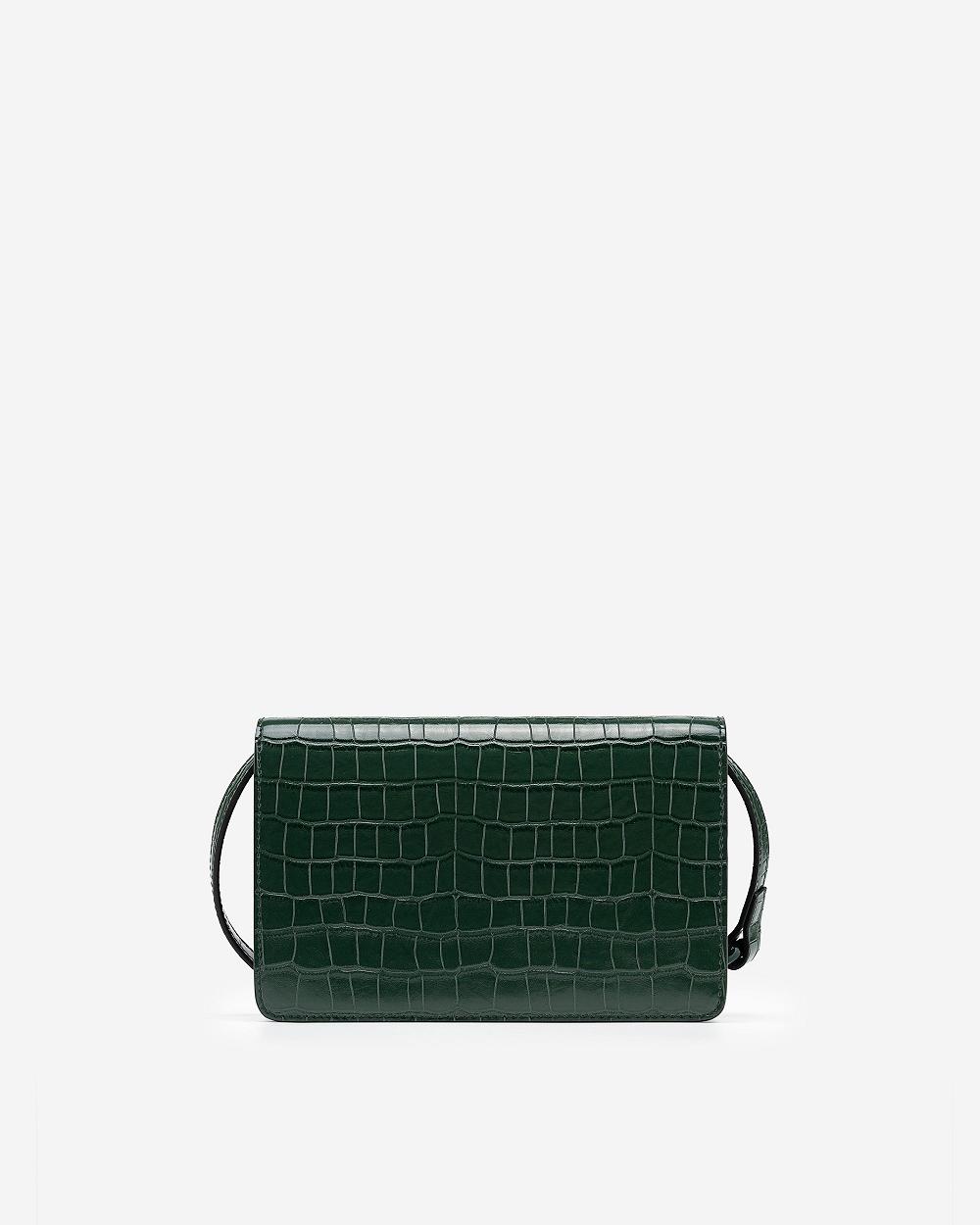Torba Crossbody JW PEI Julia Acrylic Chain Women Zielone | PL1031ZG