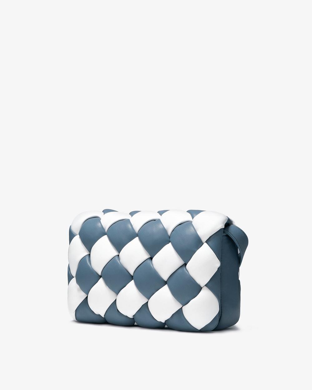 Torba Crossbody JW PEI Maze Women Białe Niebieskie | PL1043YU