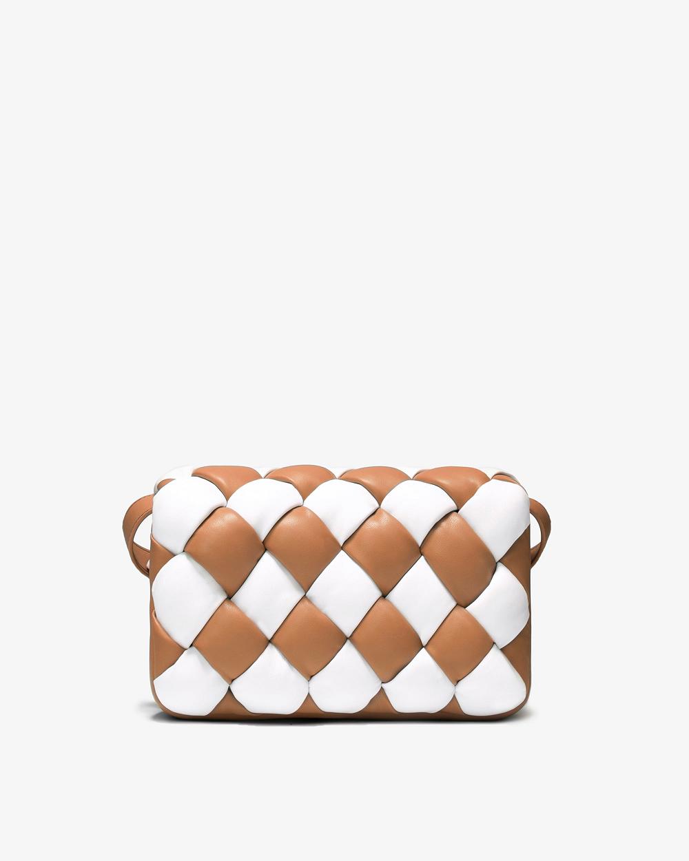 Torba Crossbody JW PEI Maze Women Białe Brązowe | PL1045IS