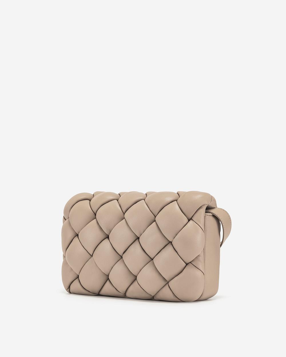 Torba Crossbody JW PEI Maze Women Khaki | PL1054JJ