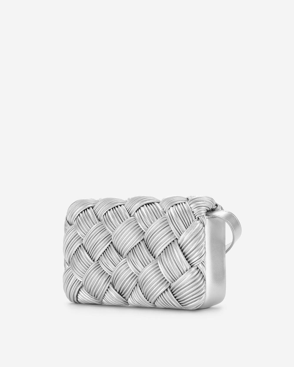 Torba Crossbody JW PEI Maze Women Srebrne | PL1041RW