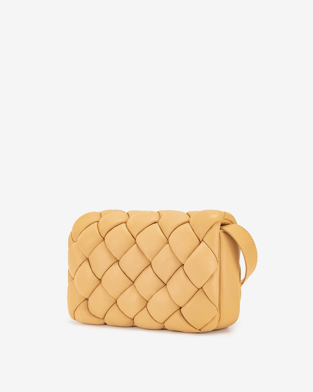 Torba Crossbody JW PEI Maze Women Żółte | PL1046OR